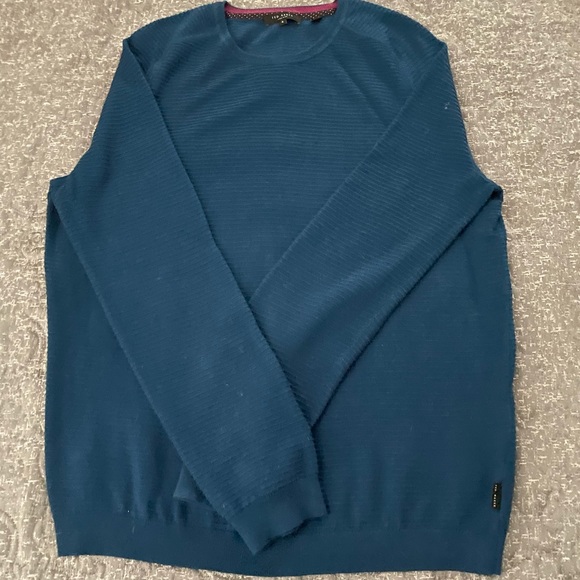 Ted Baker  blue/green sweater size 6 - Picture 3 of 4